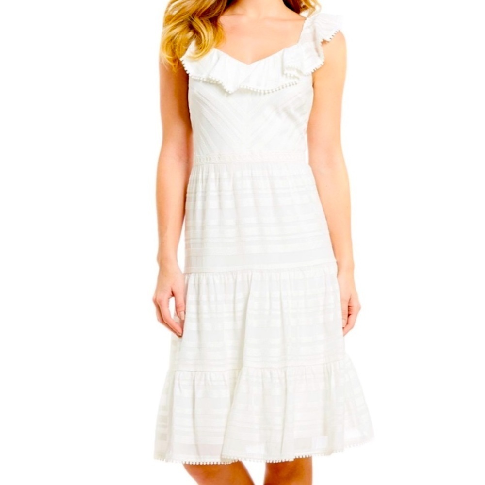 ANTONIO MELANI “Kaden Dress” White Boho Dress
